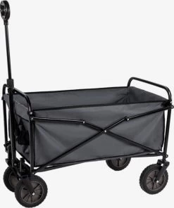 Hoogwaardige Bolderkar Opvouwbaar - Antraciet - Kinderen - Baby - Opslagkar - Bolderwagen - Tuinkar - Bolderkarren