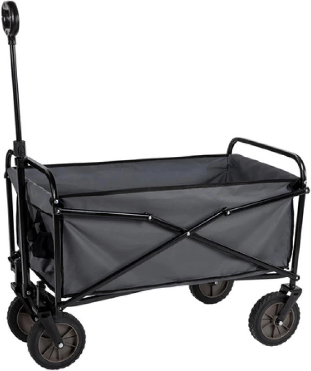 YUNICS® Bolderkar Opvouwbaar - Bolderwagen Met Stevig Harmonicaframe - Draaibare Wielen - 70KG Draagkracht - Groen