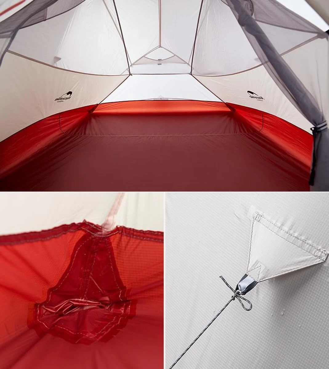 Cloud Up 1 Upgraded - Naturehike® - 1 Persoons Tent - Lichtgewicht Tent - Incl. Grondzeil - 210T 3000mm - Outdoor - Waterdicht - Hiking & Wandelen - Afbeelding 10