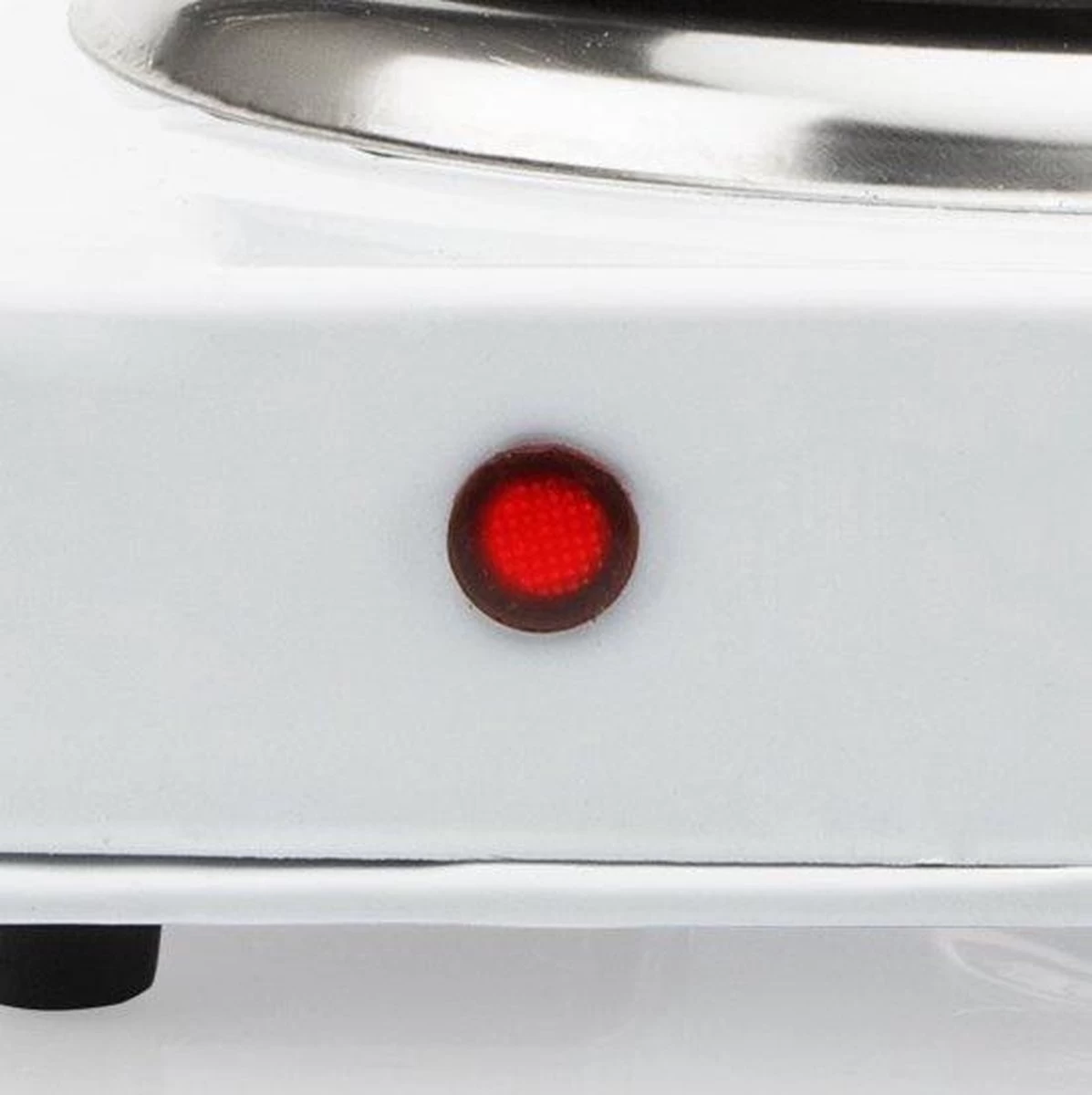 Kookplaat Basic Ø 16 Cm Elektrisch Wit Enkel Pits 1000W 5-standen 22 X 22 X 7 Cm - Afbeelding 2