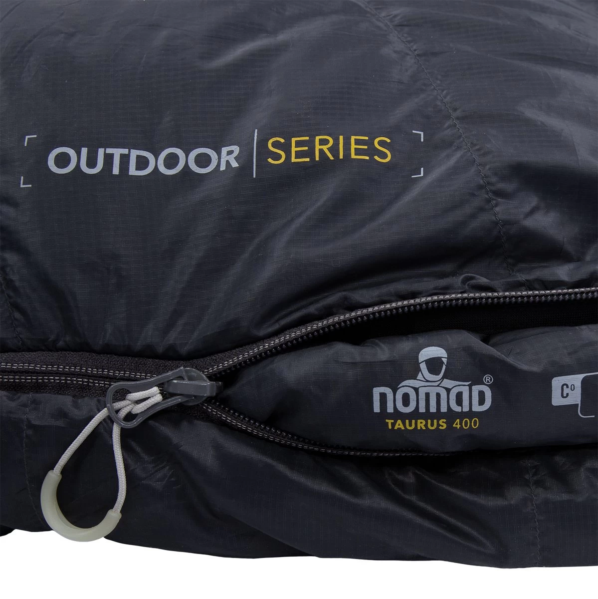 NOMAD® Taurus 400 Slaapzak | 210x80cm Grijs | Lichtgewicht & Kwalitatief | Slaapzak | Incl Hoes - Afbeelding 7