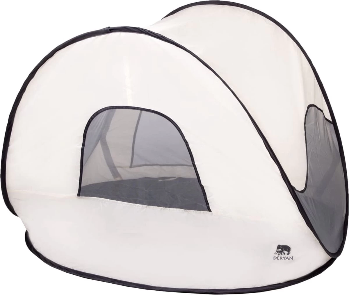 Deryan Luxe Pop Up Strandtent - Anti-UV 50+ - Cream - Afbeelding 8