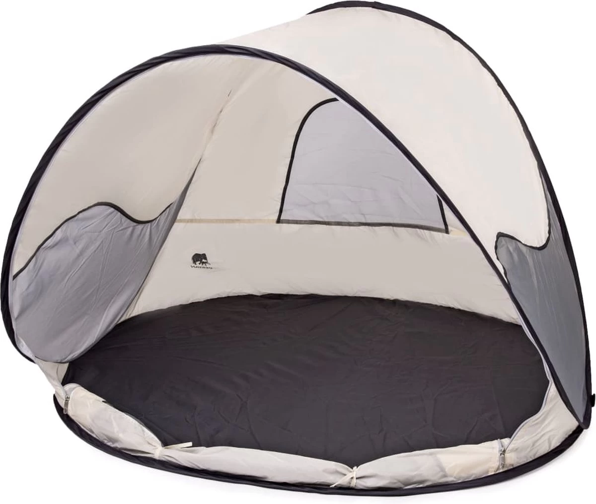 Deryan Luxe Pop Up Strandtent - Anti-UV 50+ - Cream - Afbeelding 10
