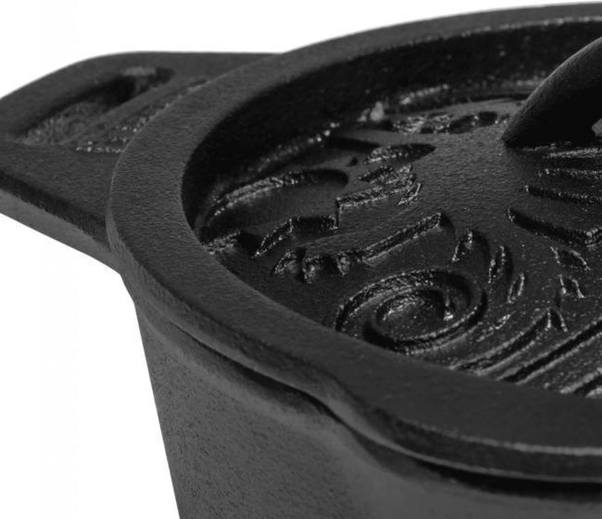 Petromax KR1 Gietijzeren Steelpan Met Deksel (1 Liter) - Afbeelding 5