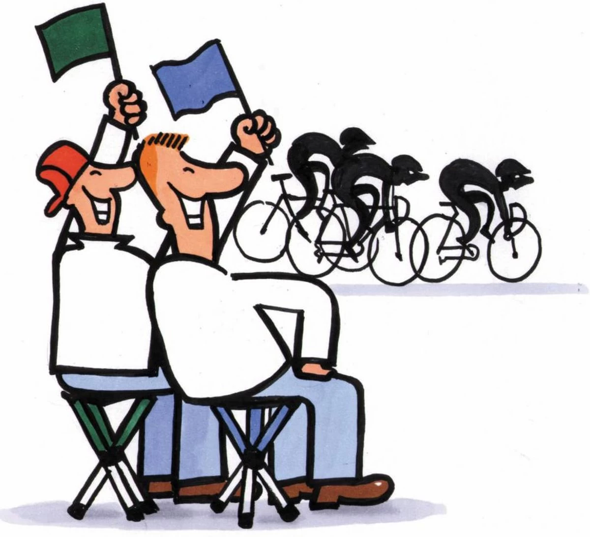 Walkstool - 3-Poots Krukje - Comfort 55 Cm - Verstelbaar - Zwart - Afbeelding 15