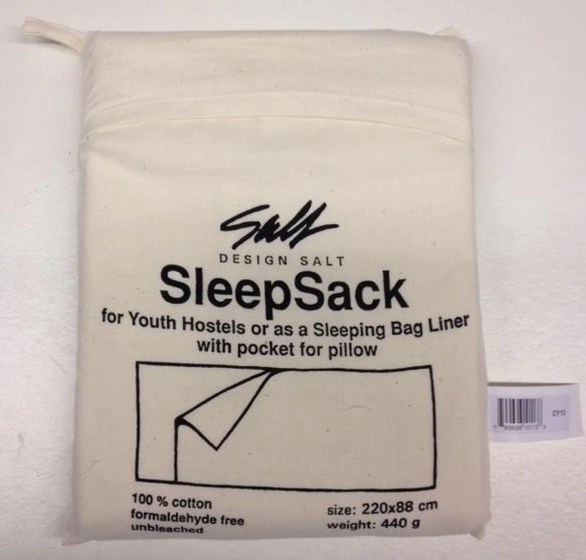 Cocoon Binnenslaapzak Mamo Travelsheet 220 X 88 Cm Katoen Wit - Afbeelding 4