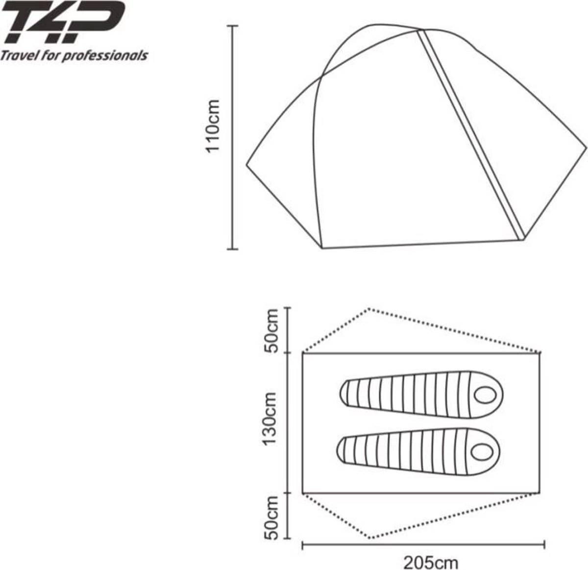 Expedition Tent T2 - Donker Groen - 2 Persoons - Afbeelding 4