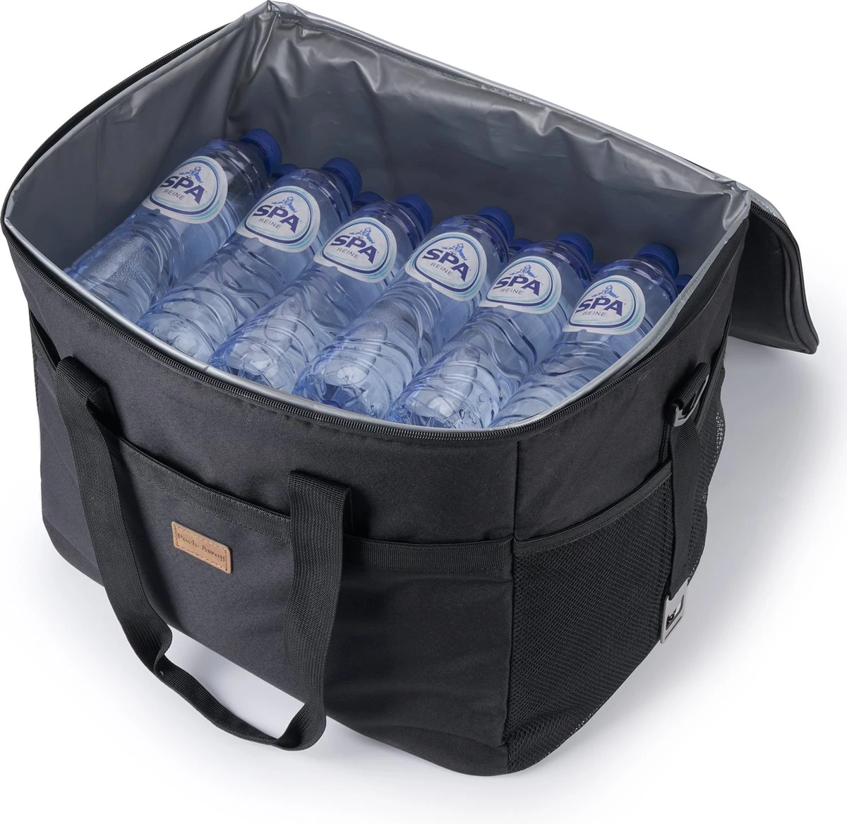 Packaway 4 Laags Geïsoleerde Koeltas - Lunchtas 40 Liter - Zwart - Afbeelding 13