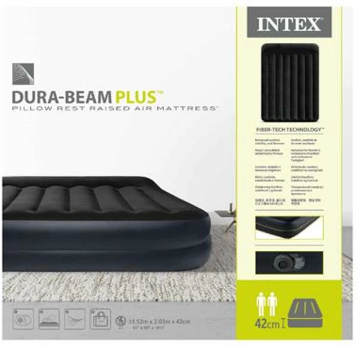 Intex Luchtbed - 2 Persoons - 203x152x42cm - Afbeelding 9