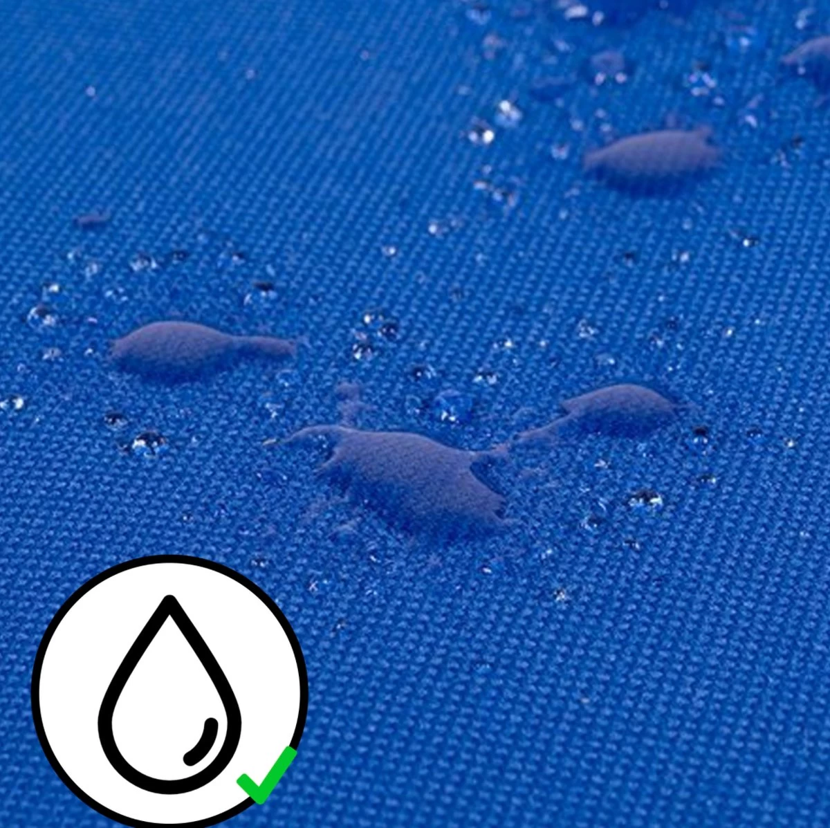 In Round Strandstoel Met Opbergtas – Opvouwbaar / Inklapbaar – Blauw – Campingstoel – Vouwstoel – Visstoel – Strand Stoel / Stoelen – Lichtgewicht Kampeerstoel – Beach Chair – Voor Volwassenen – Outdoor – Camping - Afbeelding 4