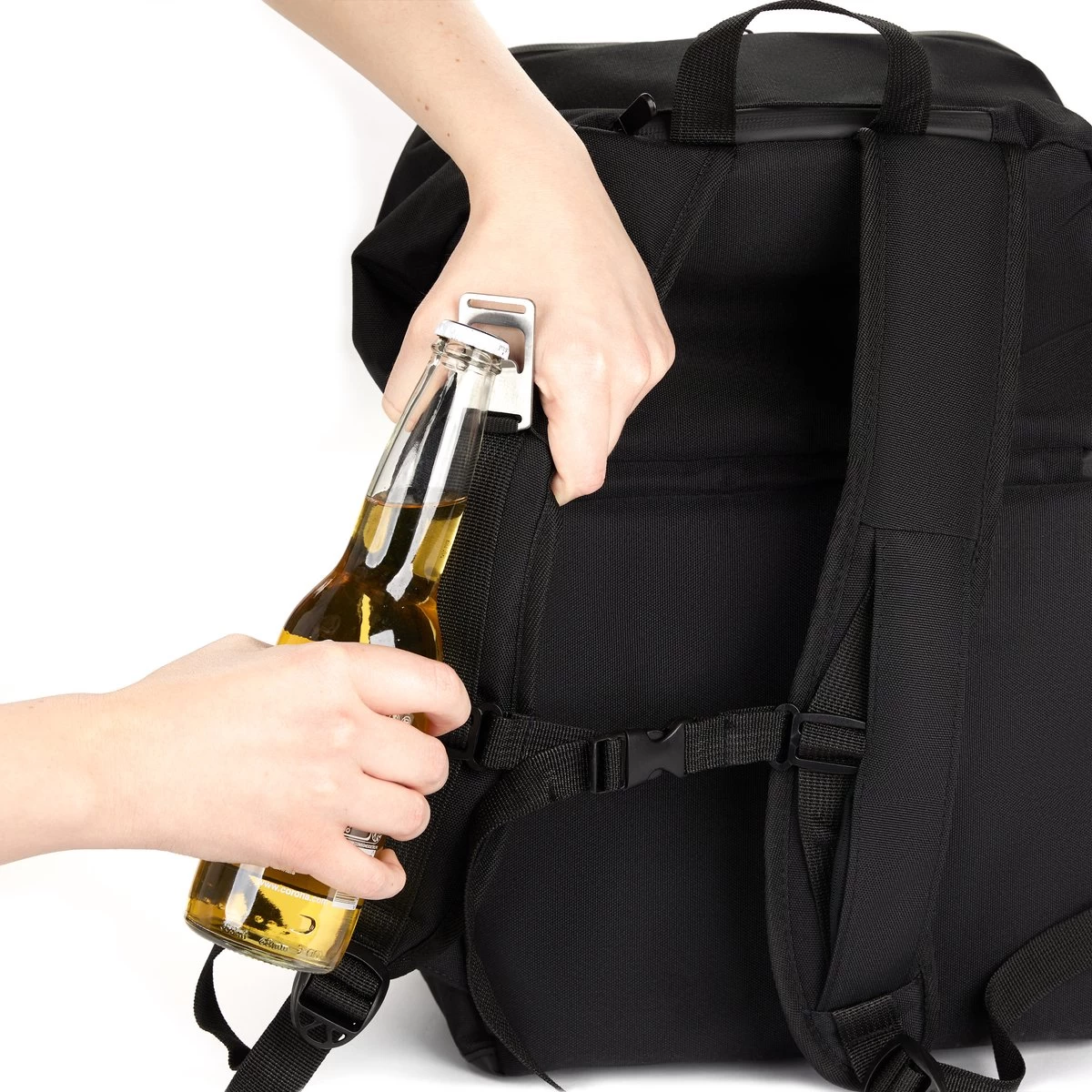 Sunflake Koeltas Rugzak (28L) - Geschikt Voor 16 Blikjes - Lunchtas Voor Dames En Heren - Zwart - Afbeelding 8