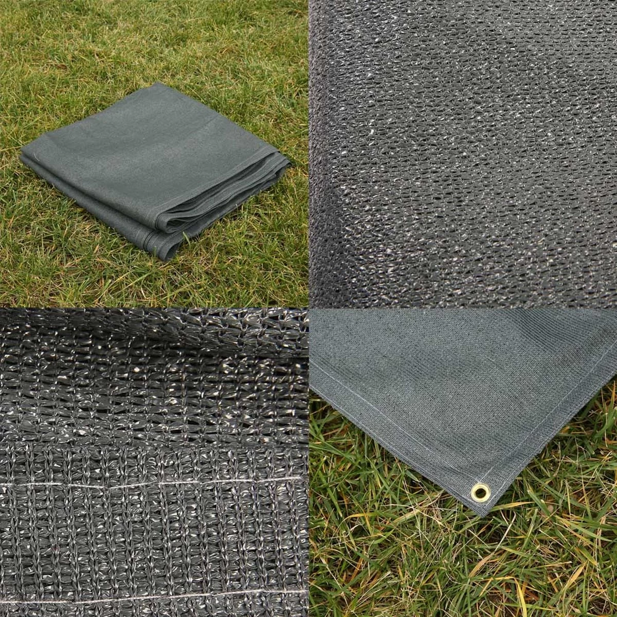 Voortent Tapijt, Antraciet 2,50 X 5,00 Meter; Luifeltapijt, Tenttapijt, Voortentbodem, Luifelvloer, Voortenttapijt, 500x250cm Water En Vuil Doorlatend - Multistrobe - Afbeelding 2