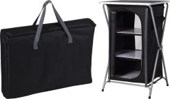 Pro Garden Campingkast Vouwbaar Met 3 Legplanken - Inclusief Draagtas - 60x53x97cm