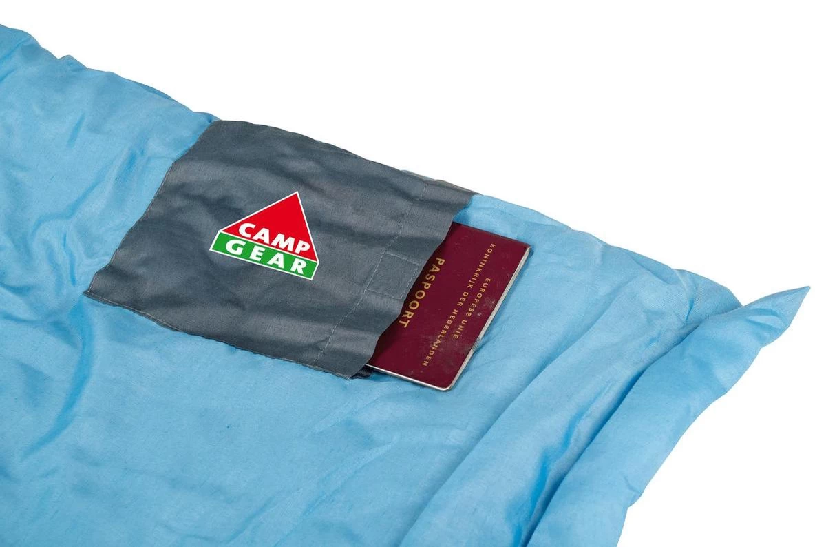 Camp-Gear Slaapzak - Travel Mini - 190x75 Cm - Grijs/blauw - Afbeelding 3