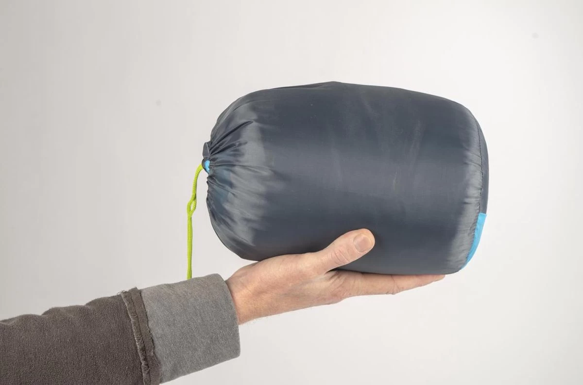 Camp-Gear Slaapzak - Travel Mini - 190x75 Cm - Grijs/blauw - Afbeelding 4