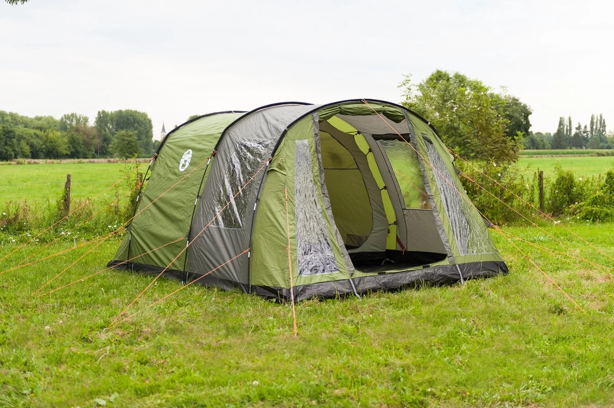 Coleman Cook 4 Tunneltent - Familietent - 4-Persoons - Groen - Afbeelding 3