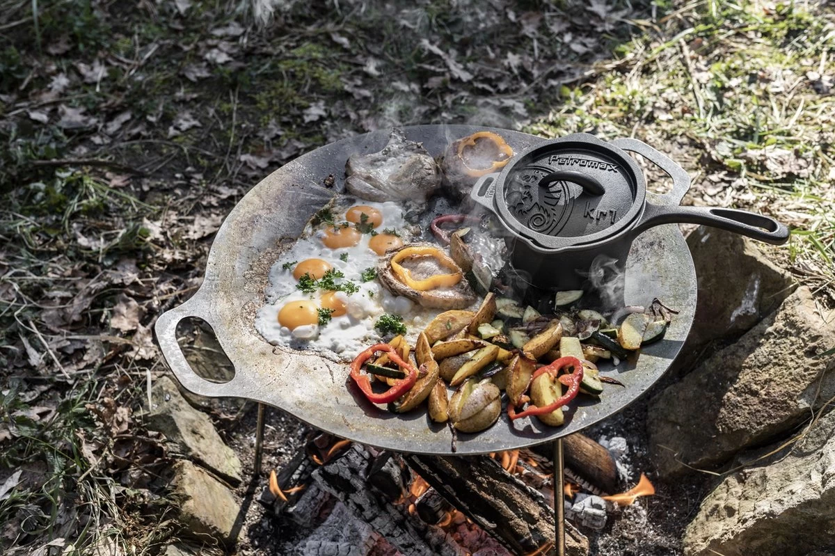 Petromax KR1 Gietijzeren Steelpan Met Deksel (1 Liter) - Afbeelding 8