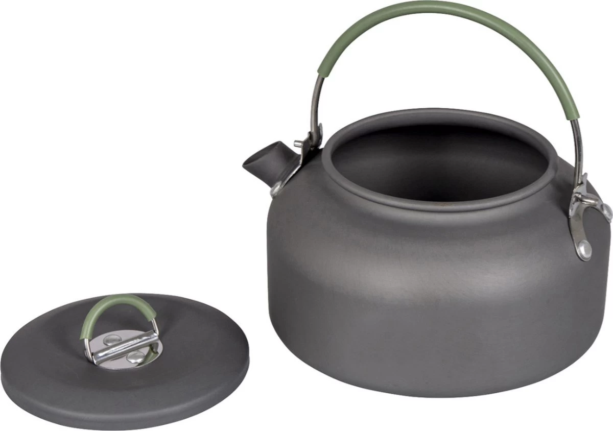 Camping Pan / Ketel 0,8 Liter, Aluminium Geschrikt Voor O.a Kamperen, Hiken, Vistrip,en Outdoor Activiteiten. - Afbeelding 2
