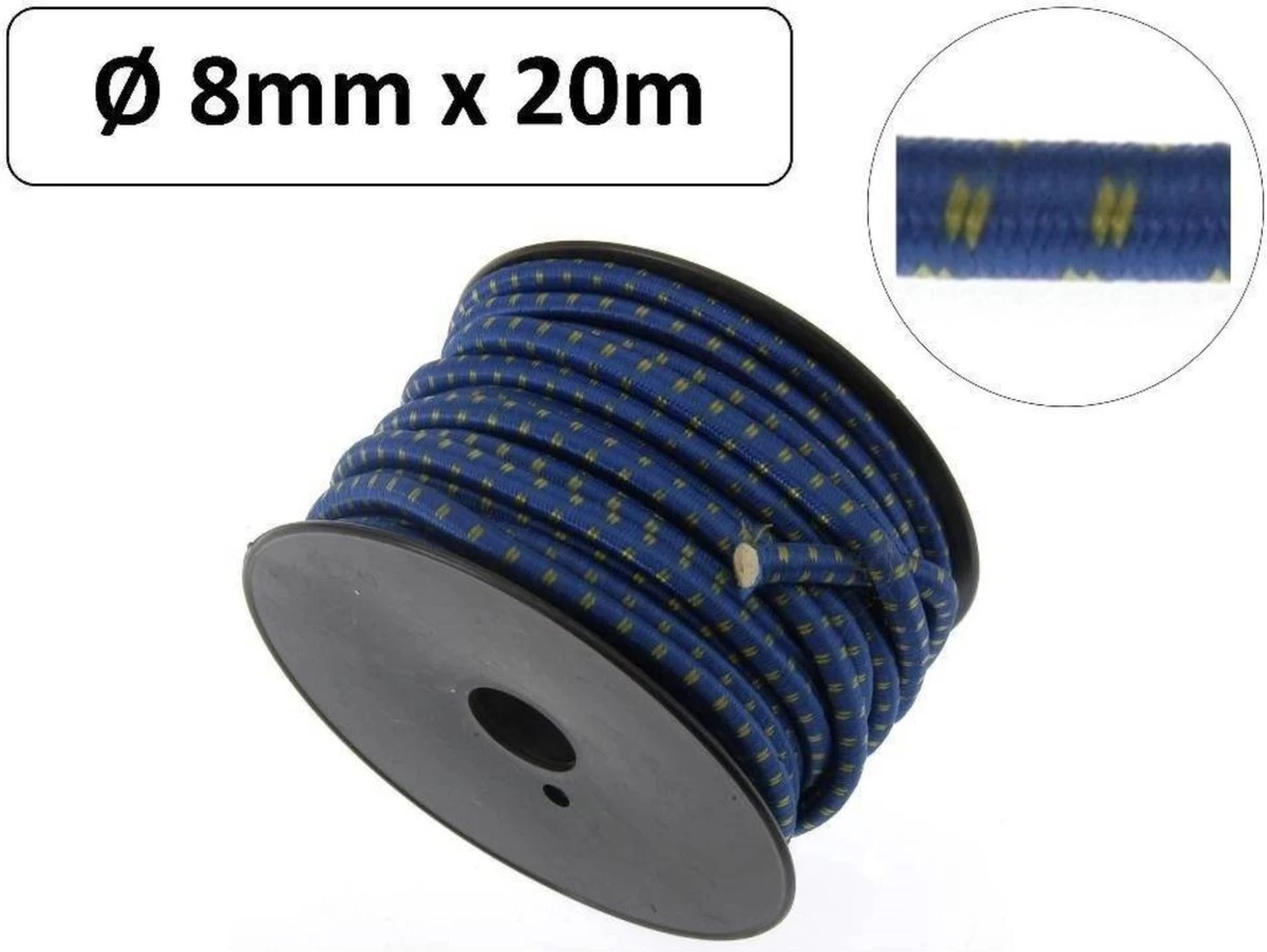 Benson Elastiek Op Rol 20 Meter 8 Mm - Afbeelding 4