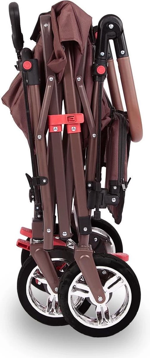 FUXTEC Bolderkar CT800 - Bruin - Afbeelding 2