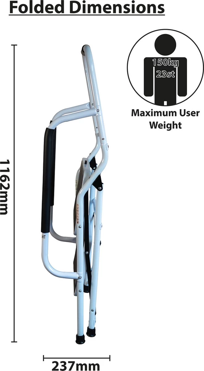 Aidapt Opstapkruk Met Leuning - 2 Treden - Afbeelding 7