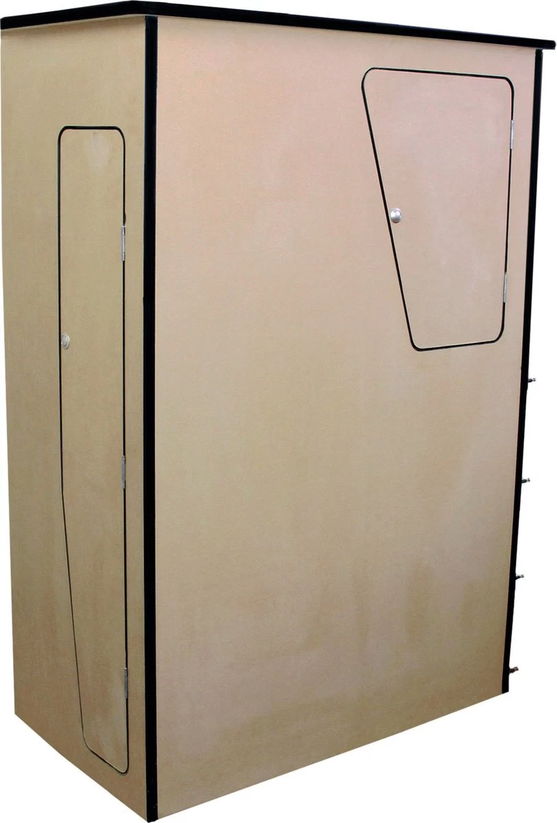 Camper Keuken MDF - Linkerkant EU - Inclusief Kledingstang + Wijnrek - Onbewerkt - Inbouw Kasten Inrichting Kampeerauto Caravan - Afbeelding 6