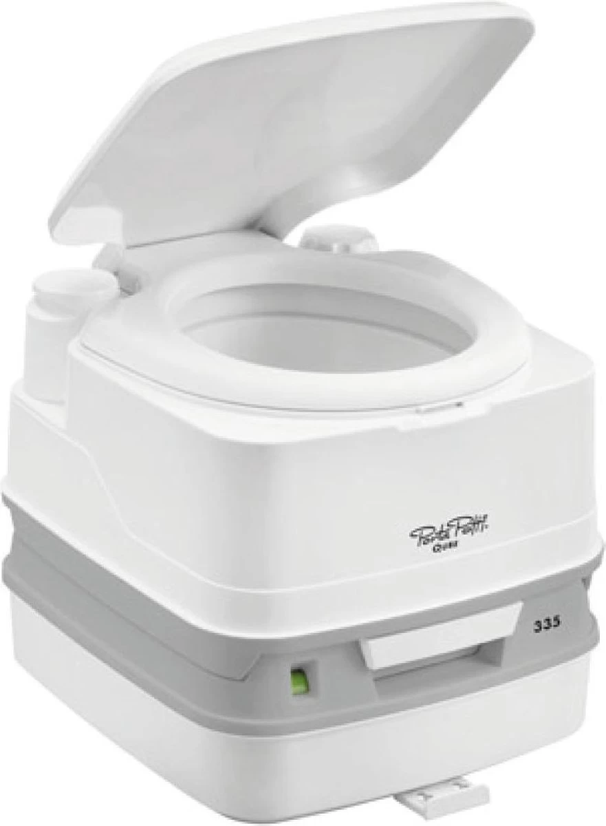 Thetford Qube 335 Porta Potti - Met Hold Down Kit - Wit