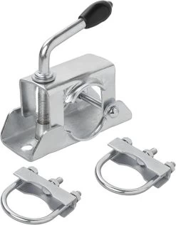 PROPLUS Pro Plus Klem Voor Neuswielen Of Steunpoten Ø 48 Mm - Met U-Beugel 60/70 Mm - 2 Stuks