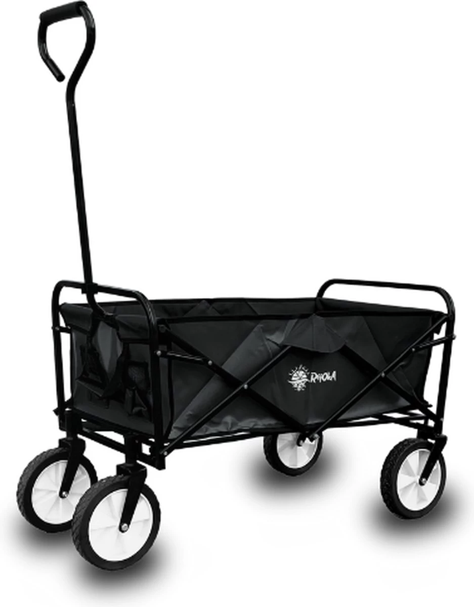 Rijoka Opvouwbare Bolderkar/Bolderwagen | Zwart
